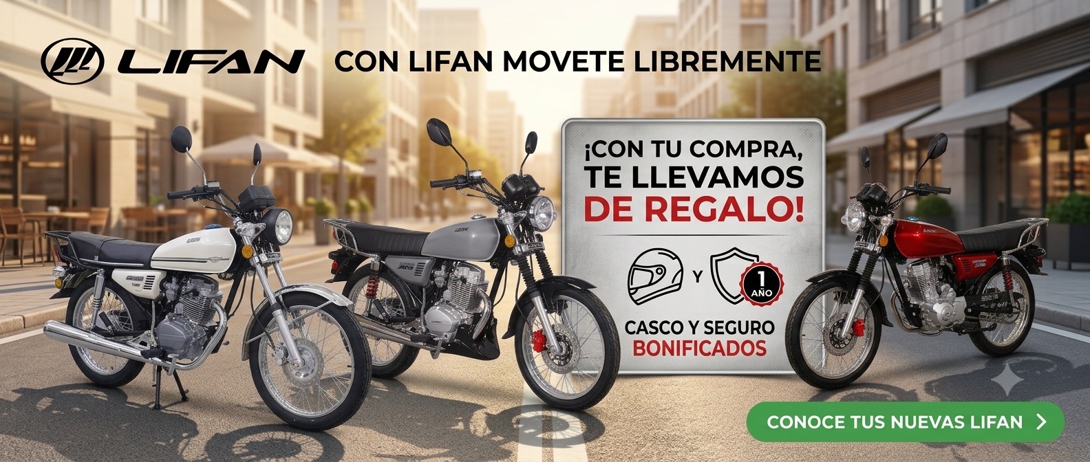 Lifan — Domina el camino. Elige tu clásico moderno.